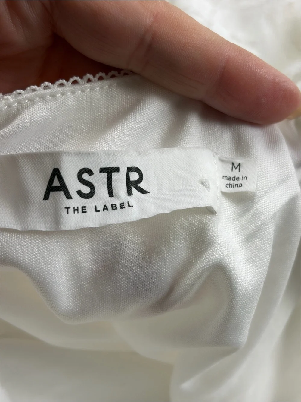 Astr‎ The Label | Off White | Lace MIDI  Skirt